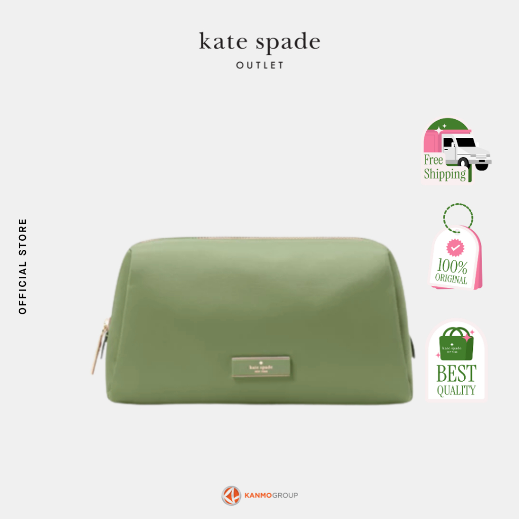 Kate Spade Carter Nylon Cosmetic Pouch - Case Kosmetik Wanita
