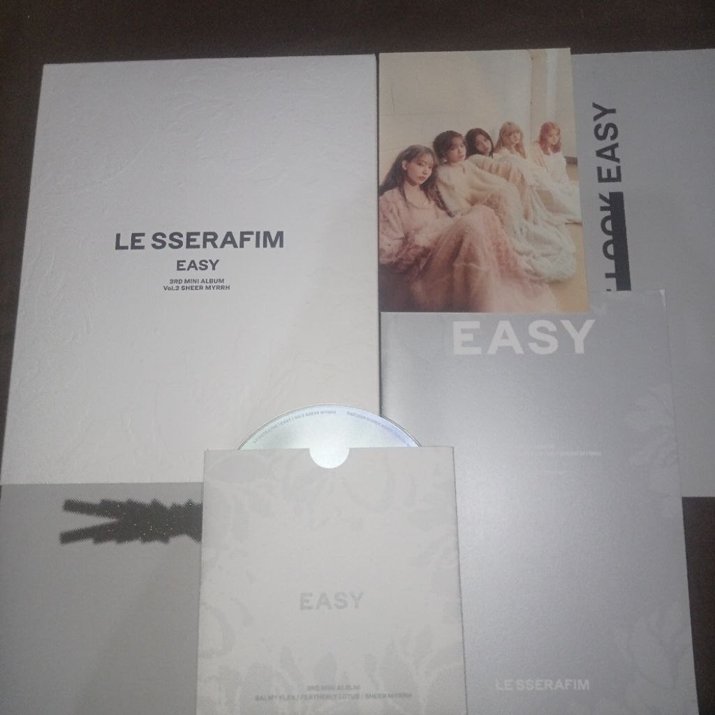LE SSERAFIM EASY Sheer Myrrh ver. Album Only