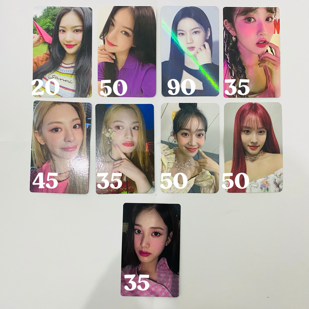 PC STAYC WE NEED LOVE ALBUM PINK HIJAU IJO PHOTOCARD OFFICIAL PHOTOCARDS KPOP ISA SEEUN SIEUN YOON J