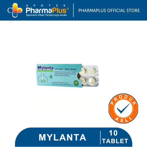 Mylanta 10 Tablet | Obat Maag & Asam Lambung
