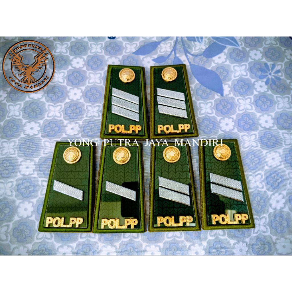 ATRIBUT PANGKAT SATPOL-PP PANGKAT POLPP 2A / PANGKAT POLPP 2B / PANGKAT POLPP 2C EXCLUSIVE