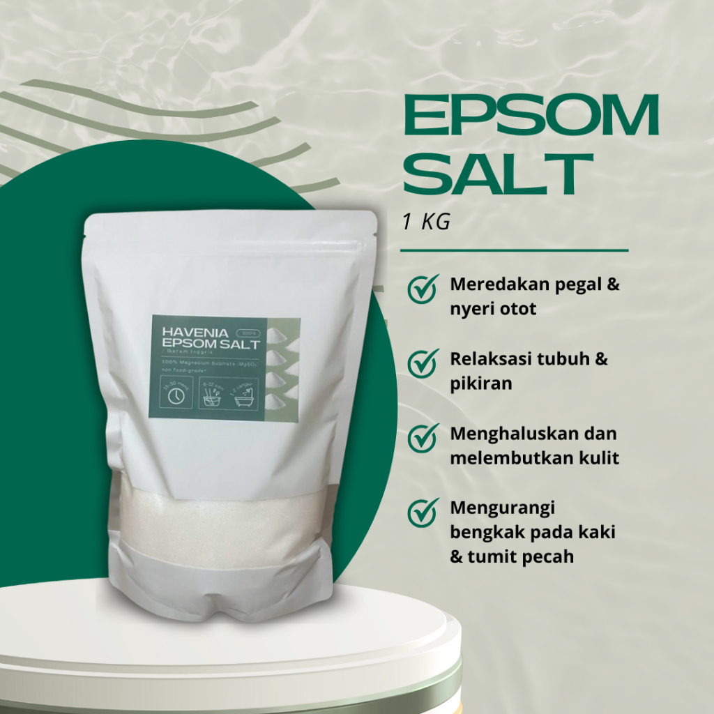Havenia Epsom Salt (Garam Inggris) - 1 Kg
