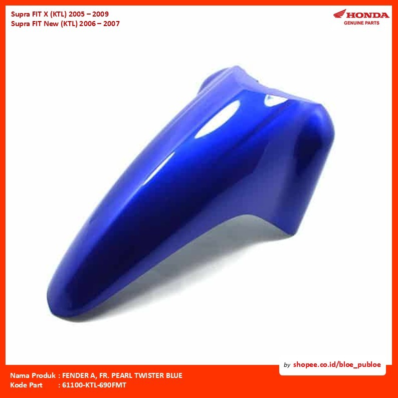 FENDER A, FR. PEARL TWISTER BLUE/61100KTL690FMT