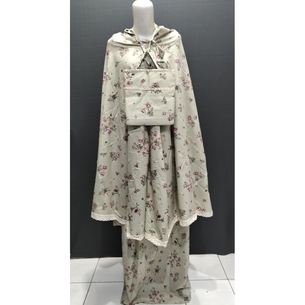 MUKENA DEWASA | MUKENA MOTIF BUNGA | MUKENA  TRAVEL | MUKENA KATUN MIKRO PREMIUM