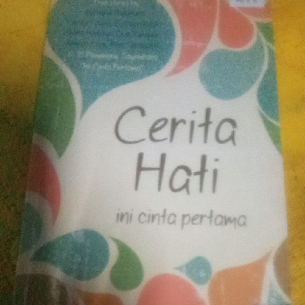 novel CERITA HATI ini cinta pertama B056