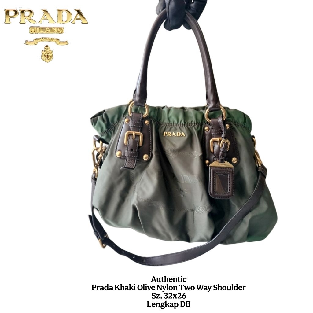 Preloved_Authentic Prada Nylon Shoulder