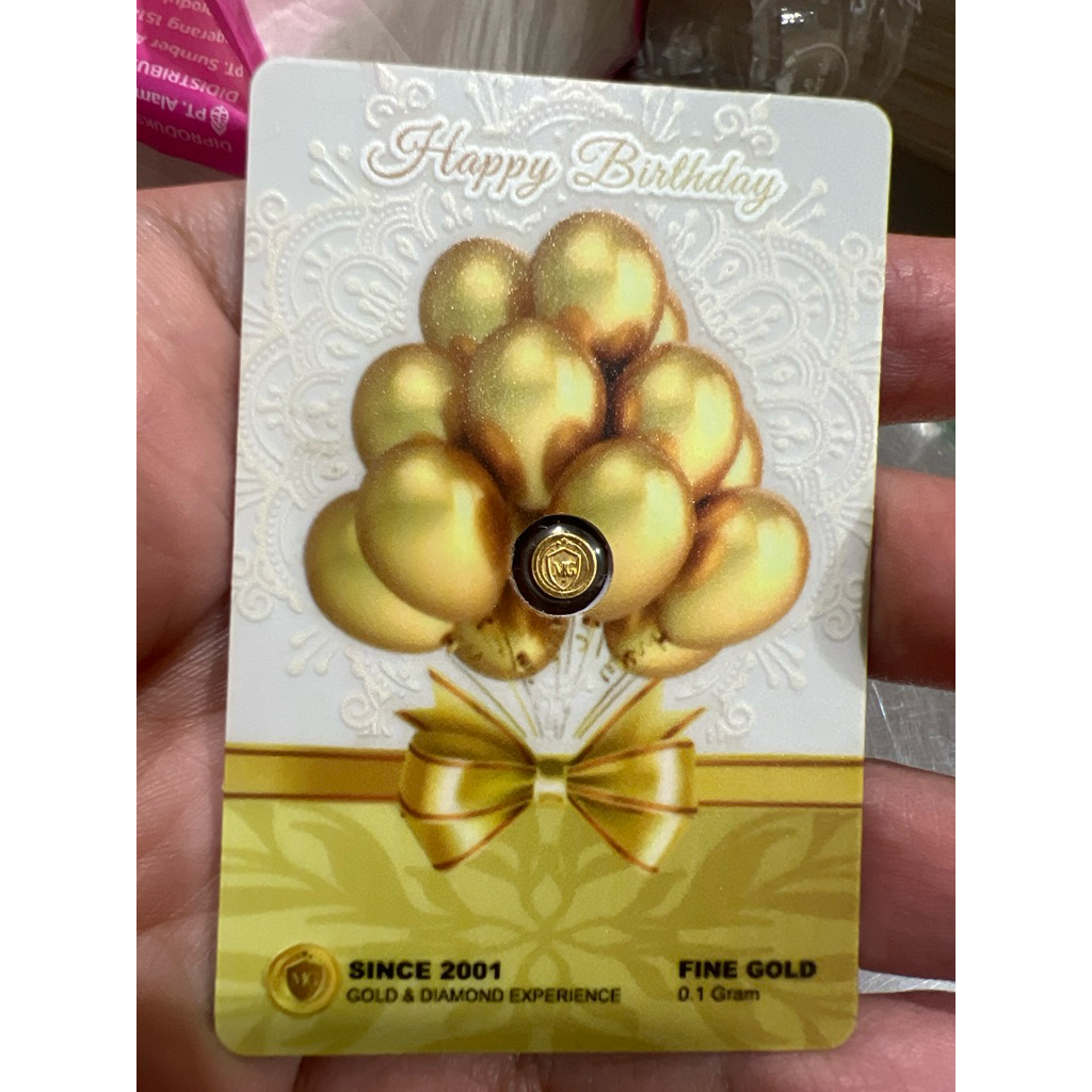 emas 0,1 gram edisi ulang tahun