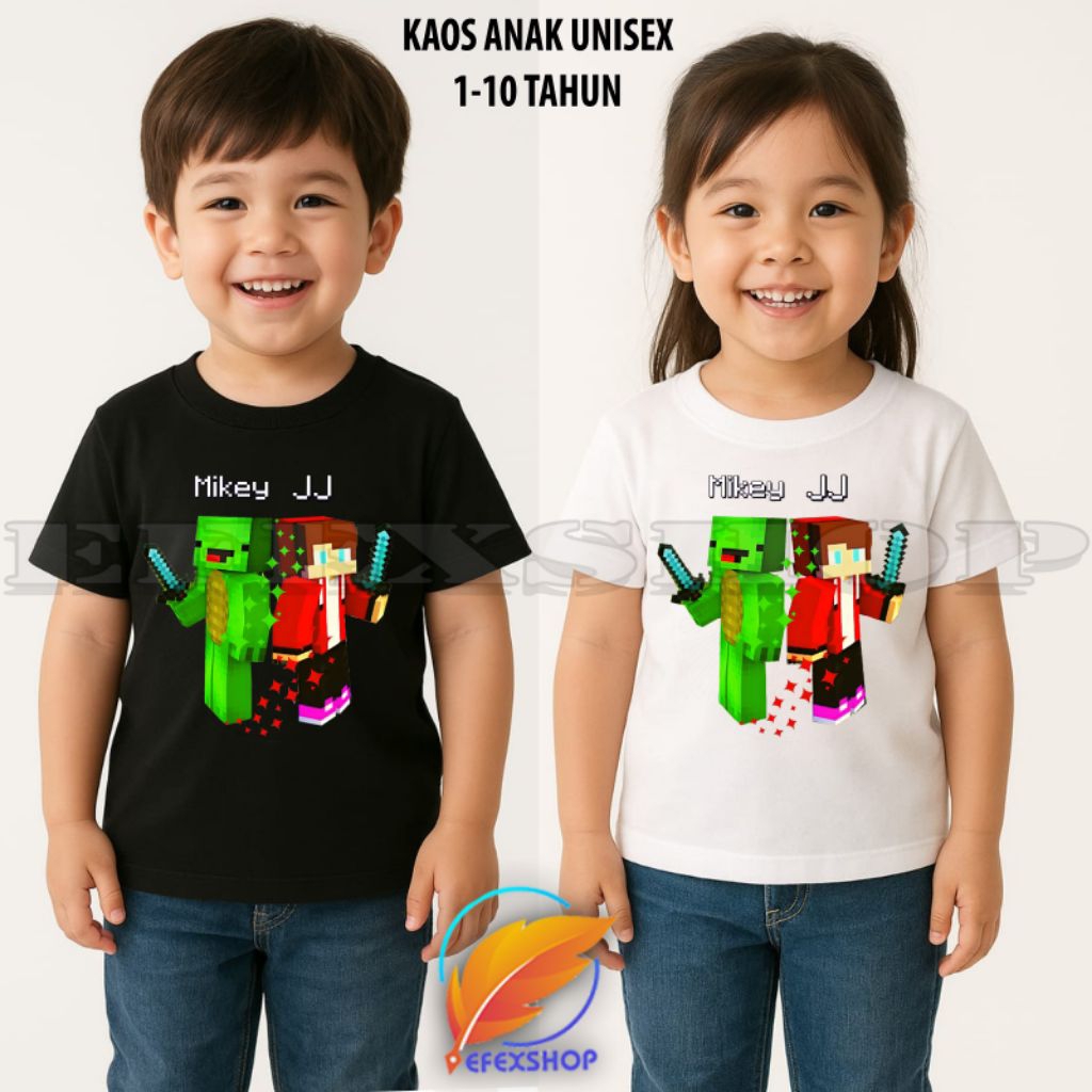 KAOS ANAK JJ & MIKEY BAJU ATASAN ANAK MIKEY JJ