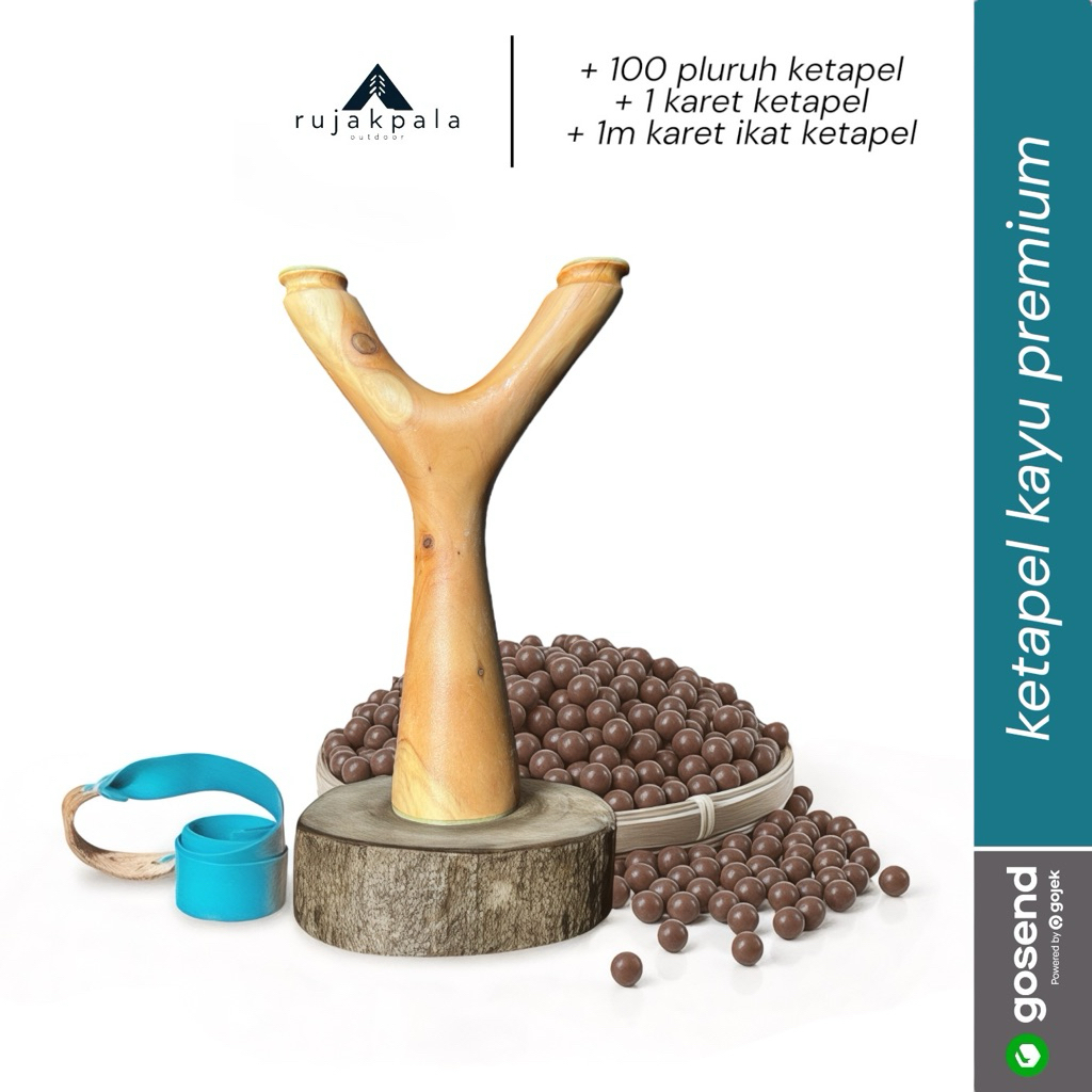 CEMARA CM.1 - ketapel cagak asli cabang kayu cemara / ketapel profesional