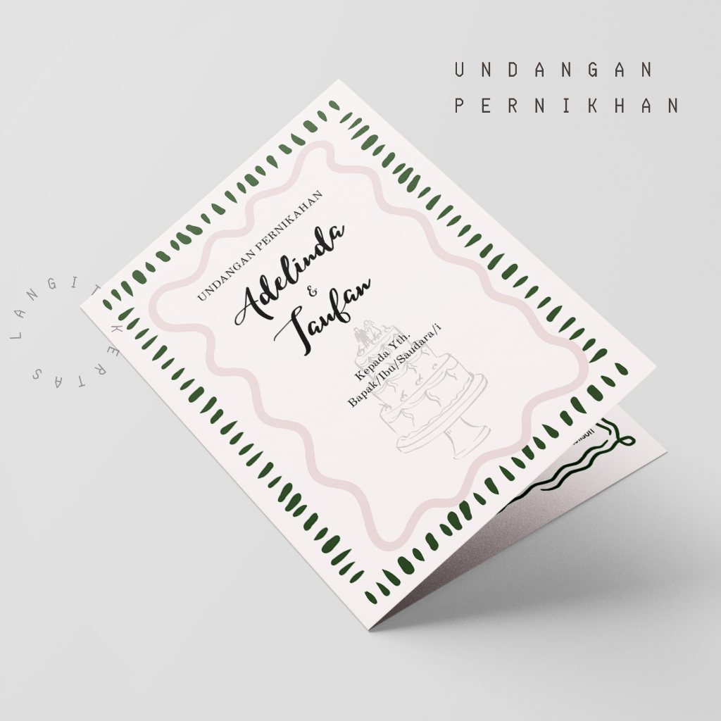 Undangan Aesthetic Murah | UNDANGAN KEKINIAN | UNDANGAN GEN-Z | UNDANGAN SIMPLE AESTHETIC MEWAH
