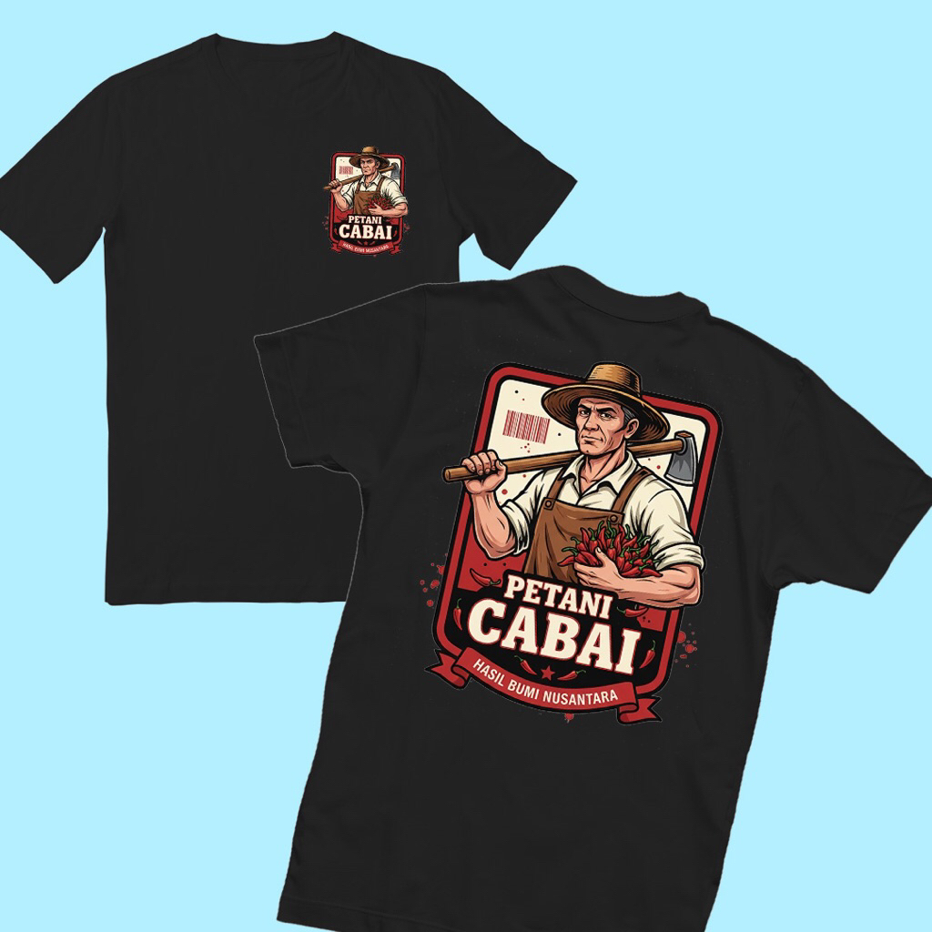 Kaos Petani Cabe Kaos Petani Muda Kaos Distro Murah Kaos Pria Wanita Kaos Oblong Terbaru lengan pend
