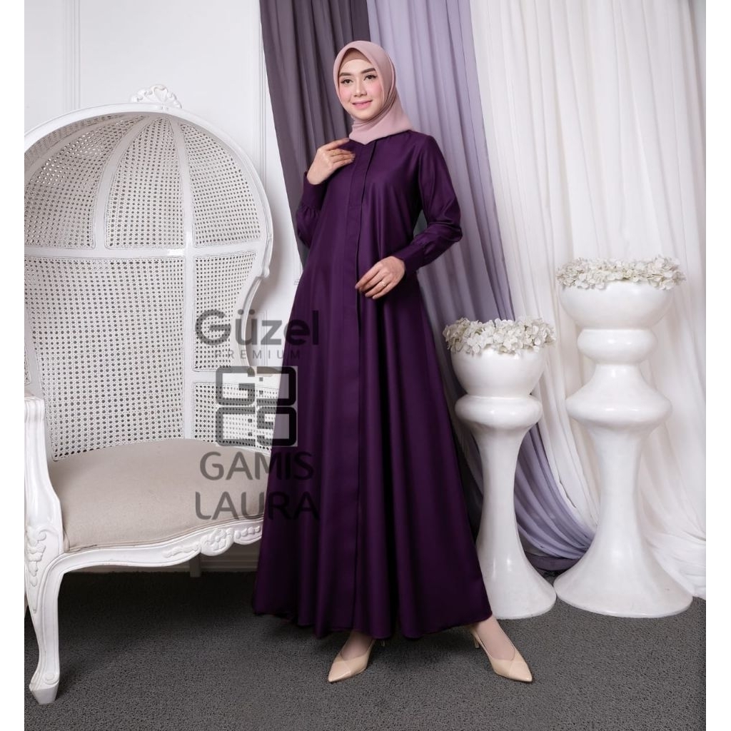 Gamis Katun Toyobo Gamis Syariah Gamis Busui frendly Gamis Polos Simple