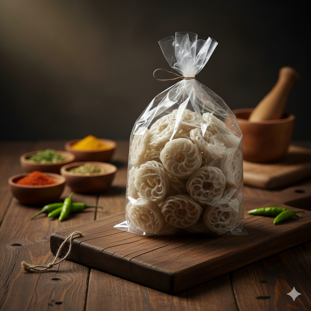 kerupuk mawar mentah / kerecek / babangi