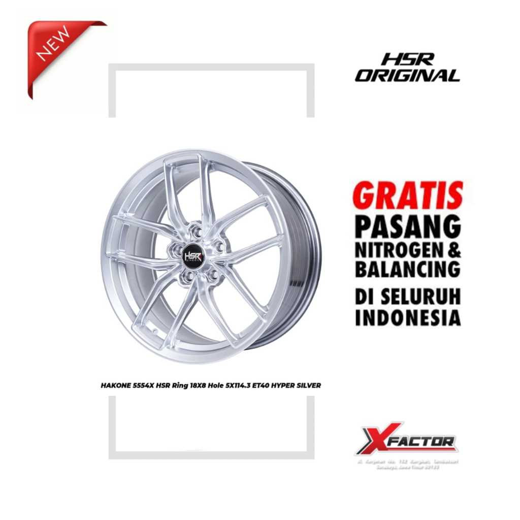 VELG MOBIL R18 HSR R18 HAKONE R18X8 H 5X114,3 ET40 HS
