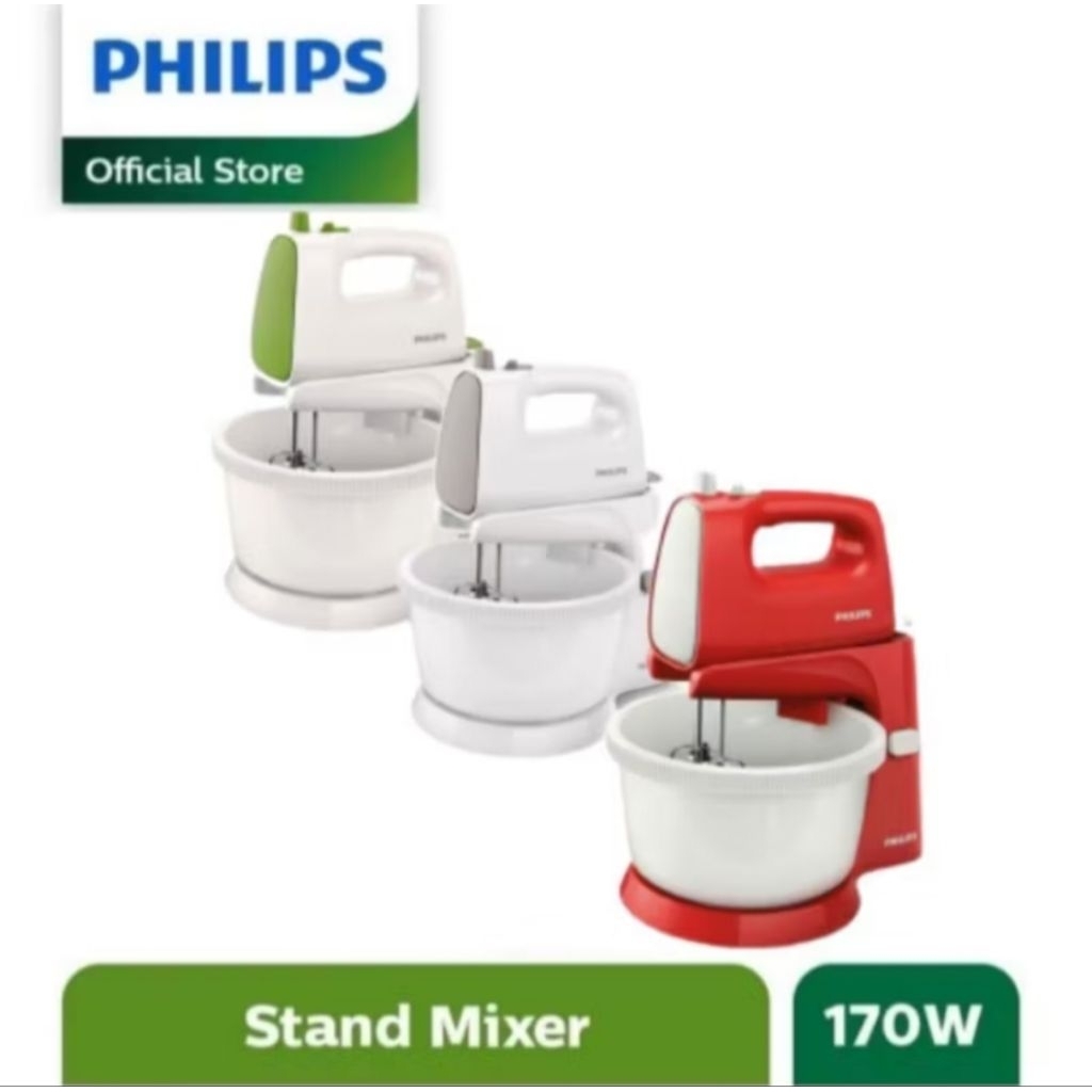 MIXER PHILIPS STAND MIXER HR1559 Daya 170 W 170 Watt