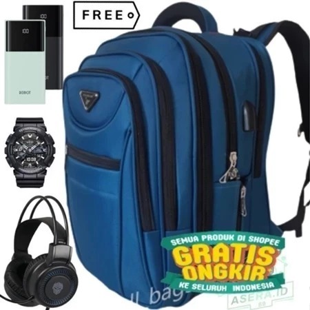 (FREE TIGA HADIAH)PROMO Ransel Polo Milano Original Free 3 PROMO RANSEL POLO MILANO Import ORIGINAL 