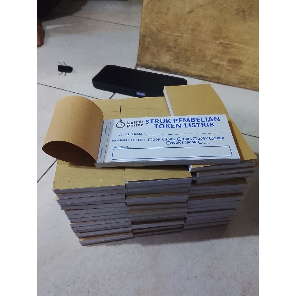 STRUK PEMBELIAN TOKEN LISTRIK PULSA | NOTA PEMBELIAN PULSA TOKEN LISTRIK PLN