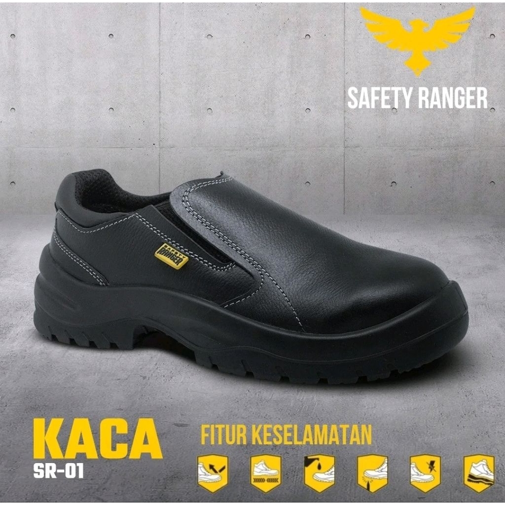 Sepatu Safety Ranger SR 01 Kaca - Safety Shoes Ranger