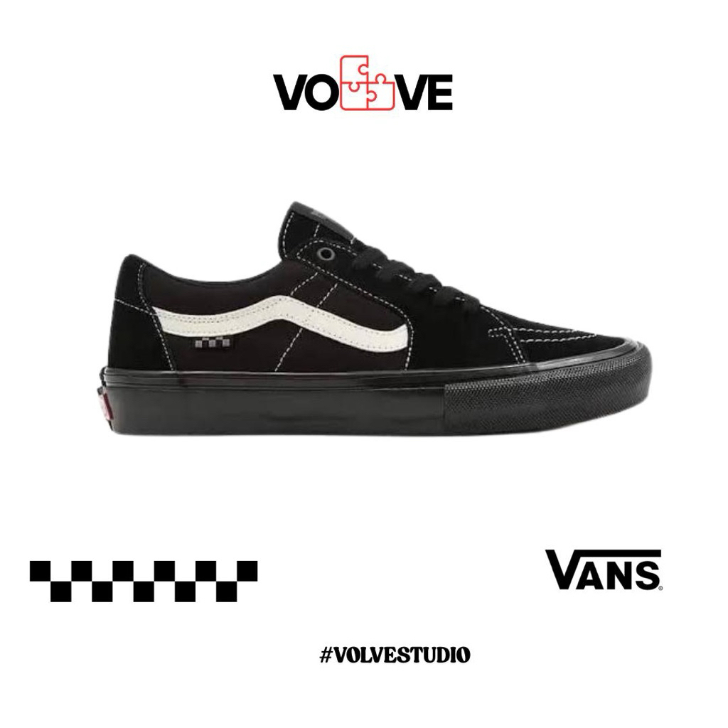 V Sk 8 Low Contrast Marshmallow Black Pro Skate Original