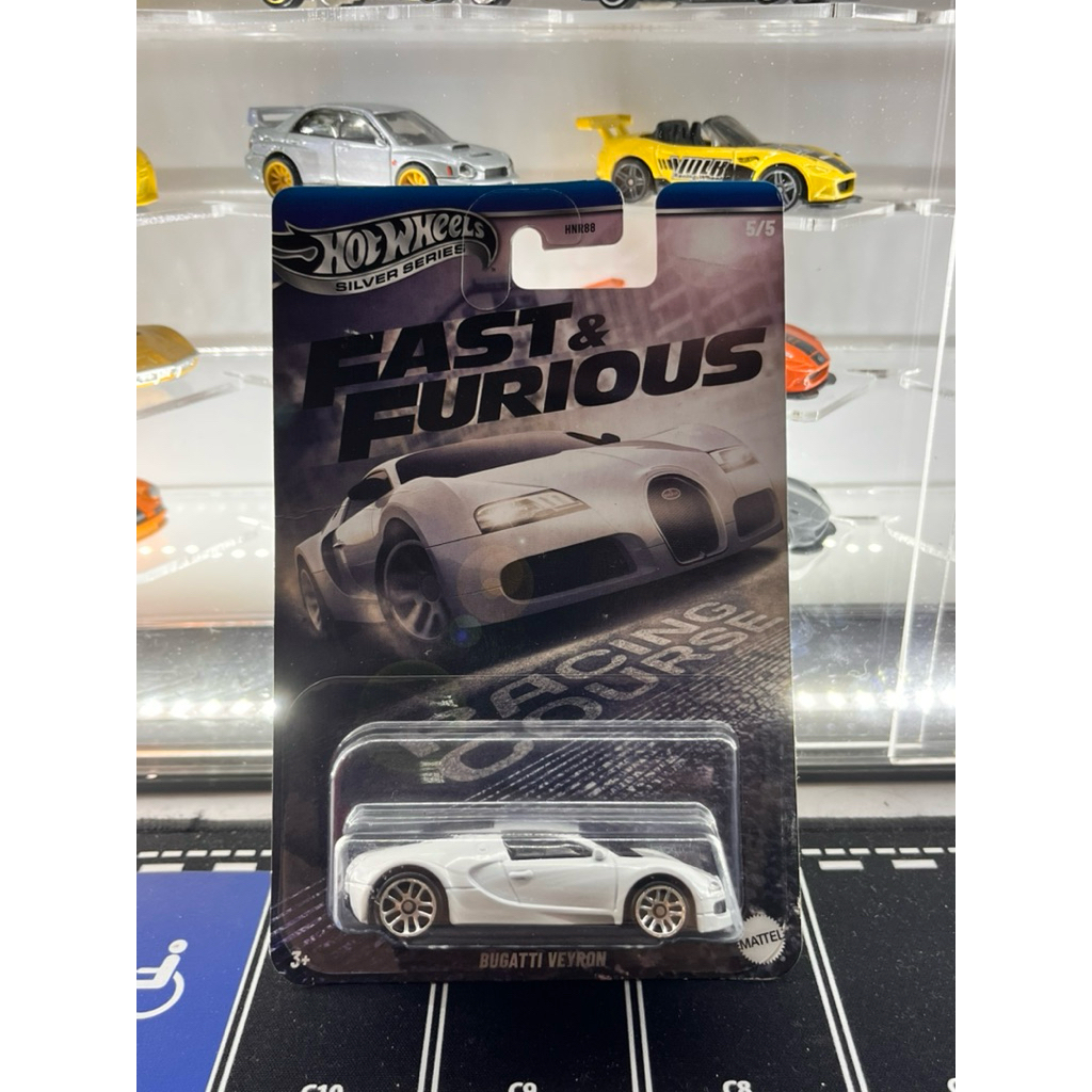 Hot Wheels FnF Bugati Veyron Silver Series