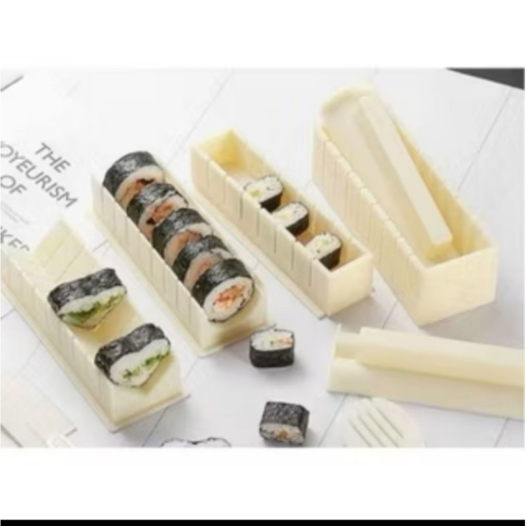 Cetakan Sushi Roll Gulungan Sushi Maker Otomatis Praktis / Cetakan Sushi Motif Bulat