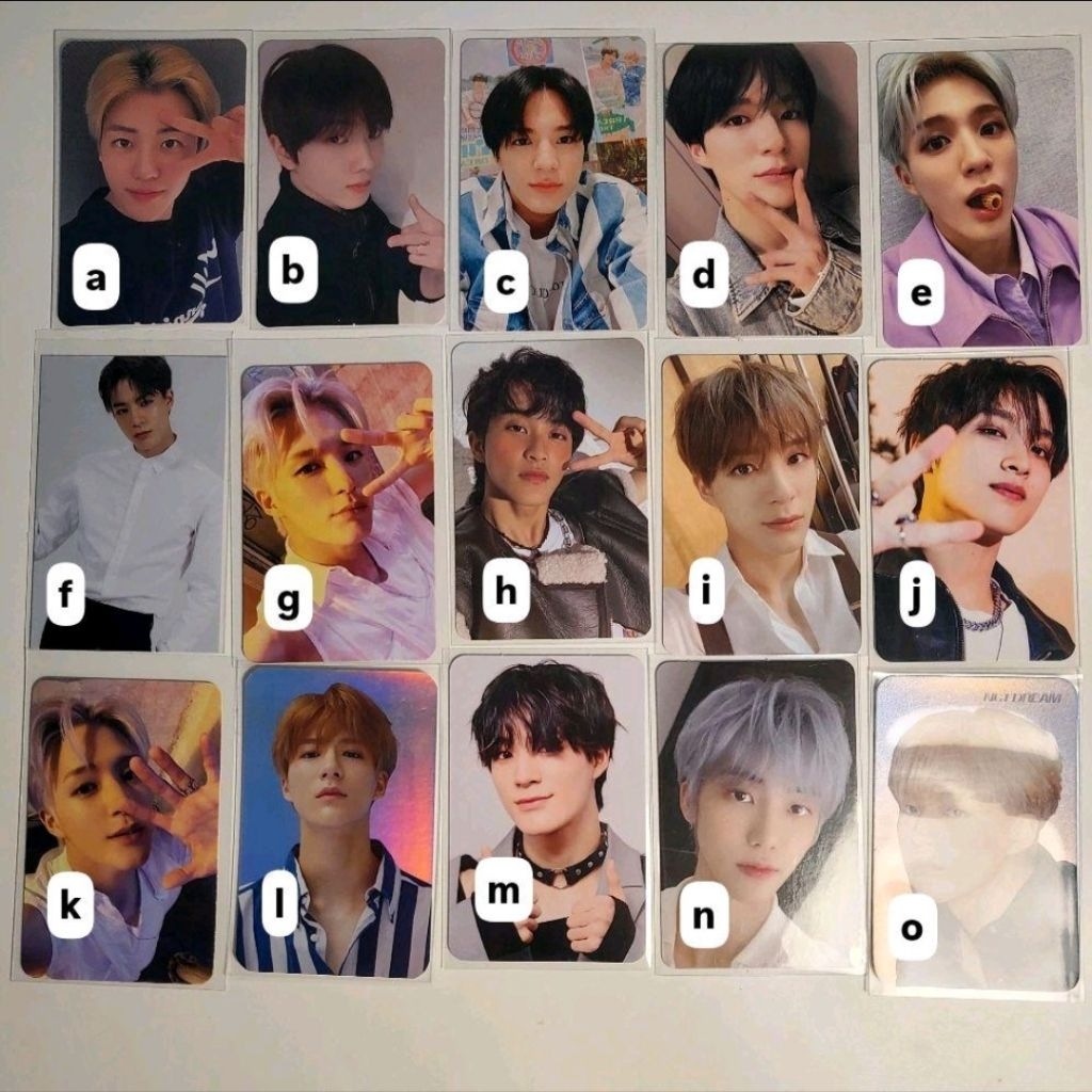 photocard nct dream yzy candy helfut mumo