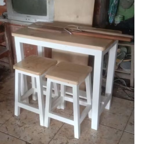 meja makan resto+ 2kursi