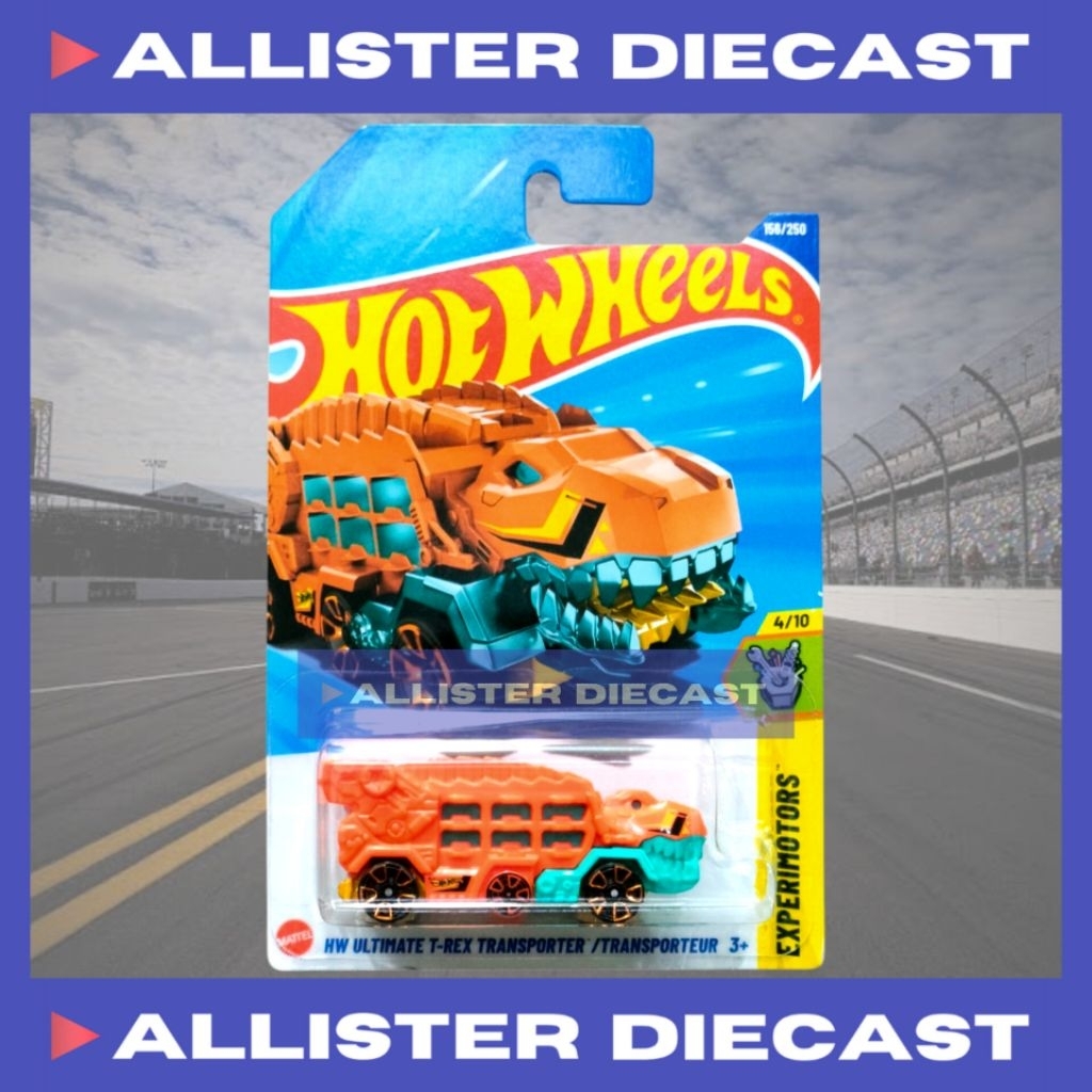 Hot Wheels HW Ultimate Trex Transporter Orange Hotwheels Trex Transporter Orange HW Experimotors
