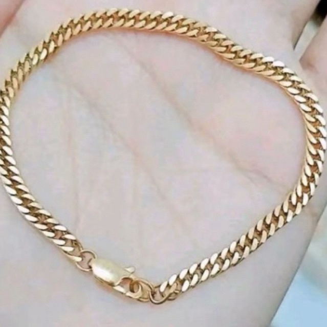Gelang sisik titanium GOLD ROSEGOLD SILVER Bracelets gelang simpel elegant anak dan dewasa