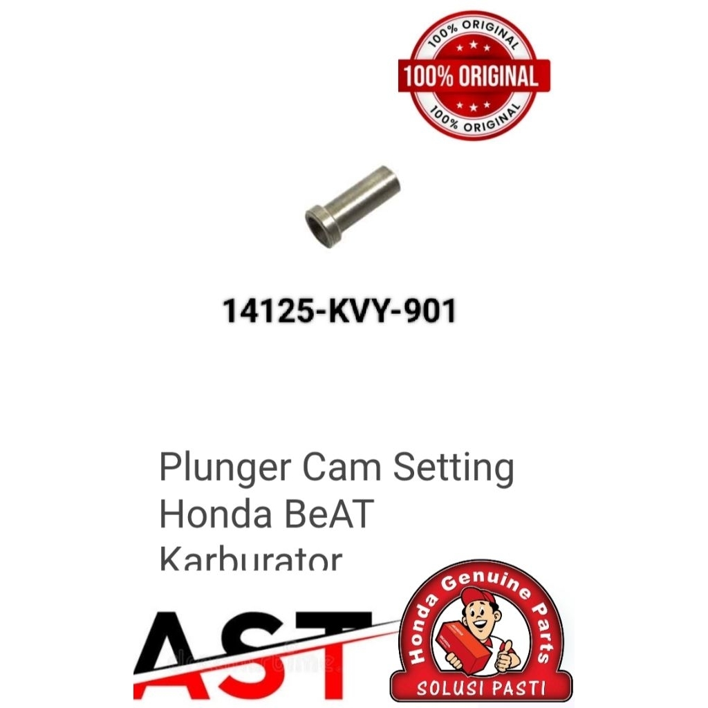 14125KVY901 PLUNGER noken as DEKOMPRESI BEAT  ORIGINAL GARANSI AHM