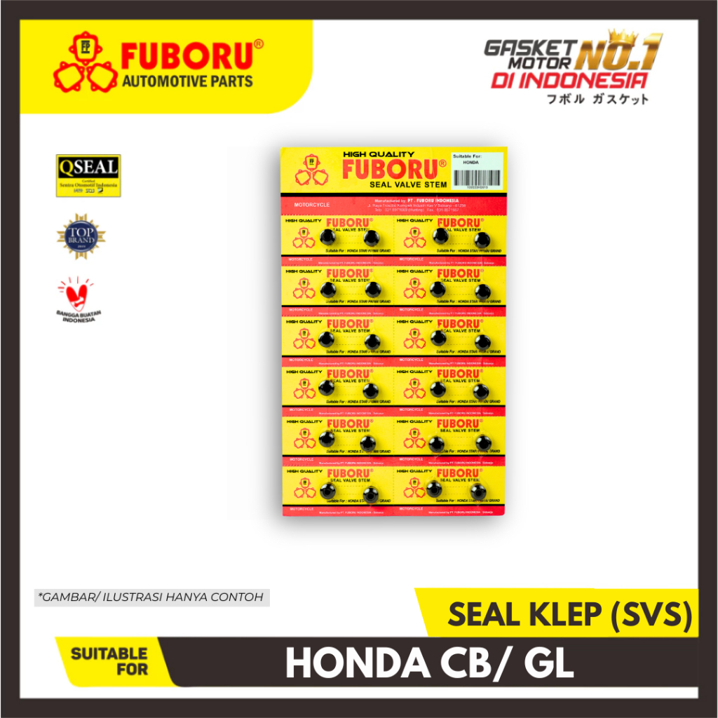 (ISI 24) SEAL KLEP HONDA CB SEAL VALVE SYSTEM SIL SKO FUBORU