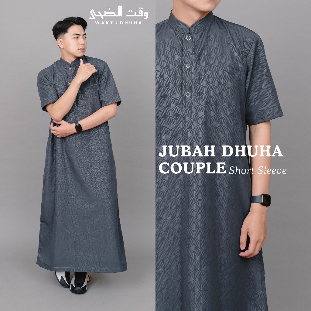Terbaru Jubah Dewasa 2026 VIRAL Jubah Dhuha Gamis Cowok Couple Dewasa Dan Anak-anak Lengan Pendek Be