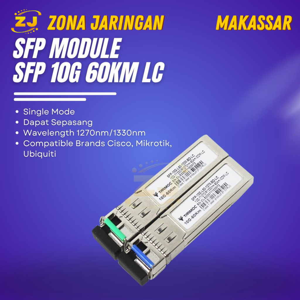 SFP+ Transceiver 10G Bidi 60KM |SFP-10G-BD-60KM|Singlecore LC