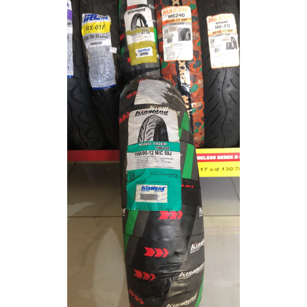 Ban Tubeless Kingland King Jaguar tiger 100/90-12, 110/90-12, 110/70-13, 130/70-13
