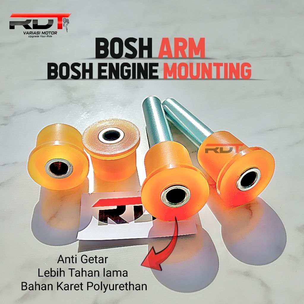 Bosh Arm Beat Vario Scoopy Spacy Genio Pcx Bosh Engine Mounting Bahan Polyurethan Anti Getar