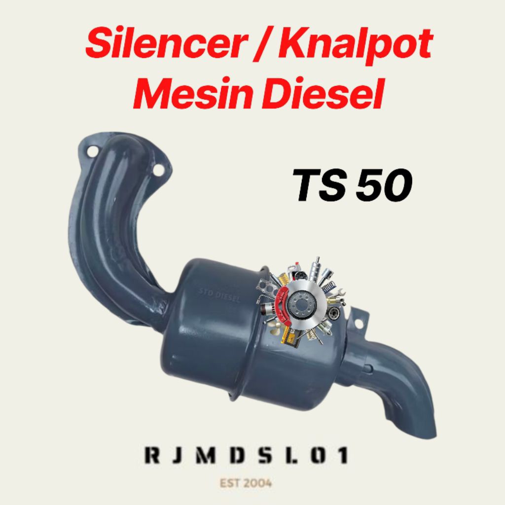 Silencer TS 50 / 60 - Kenalpot Yanmar Mesin Diesel TS50/60