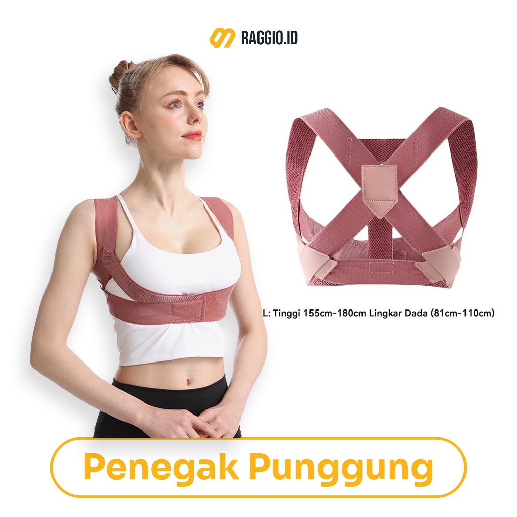 Alat Terapi Korektor Postur Tubuh – Sabuk Punggung & Bahu | Anti Bungkuk Camelback