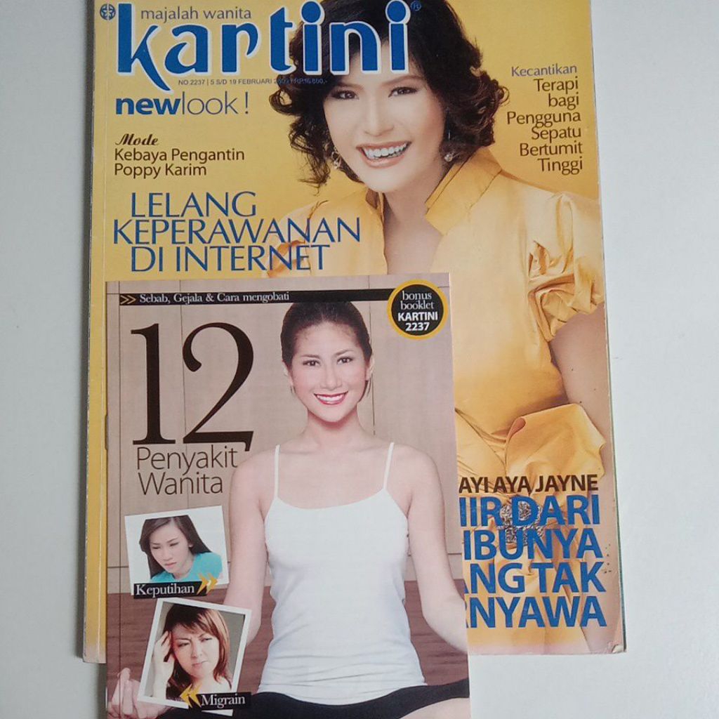 Majalah Kartini Tahun 2009 Cover Lydia Hartadi (Finalis Wafem'94)