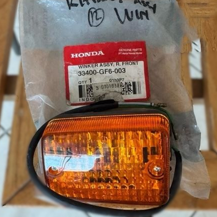 Riting Sein Sen Assy Depan Kanan Honda Win 100 | 33400GF6003 100% ORI AHM