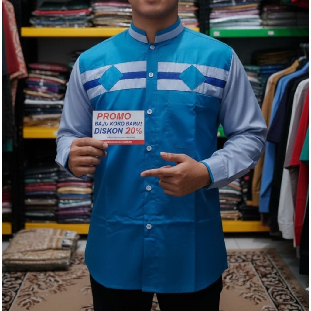 bajukoko pria hilwa/koko azzahir seragam hadroh