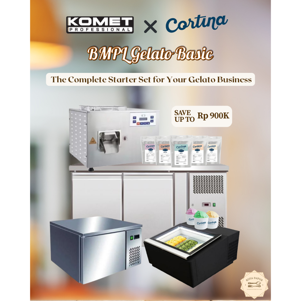 Buy More Pay Less Gelato Line - Paket Usaha Mesin Es Krim Gelato untuk Kafe & Resto
