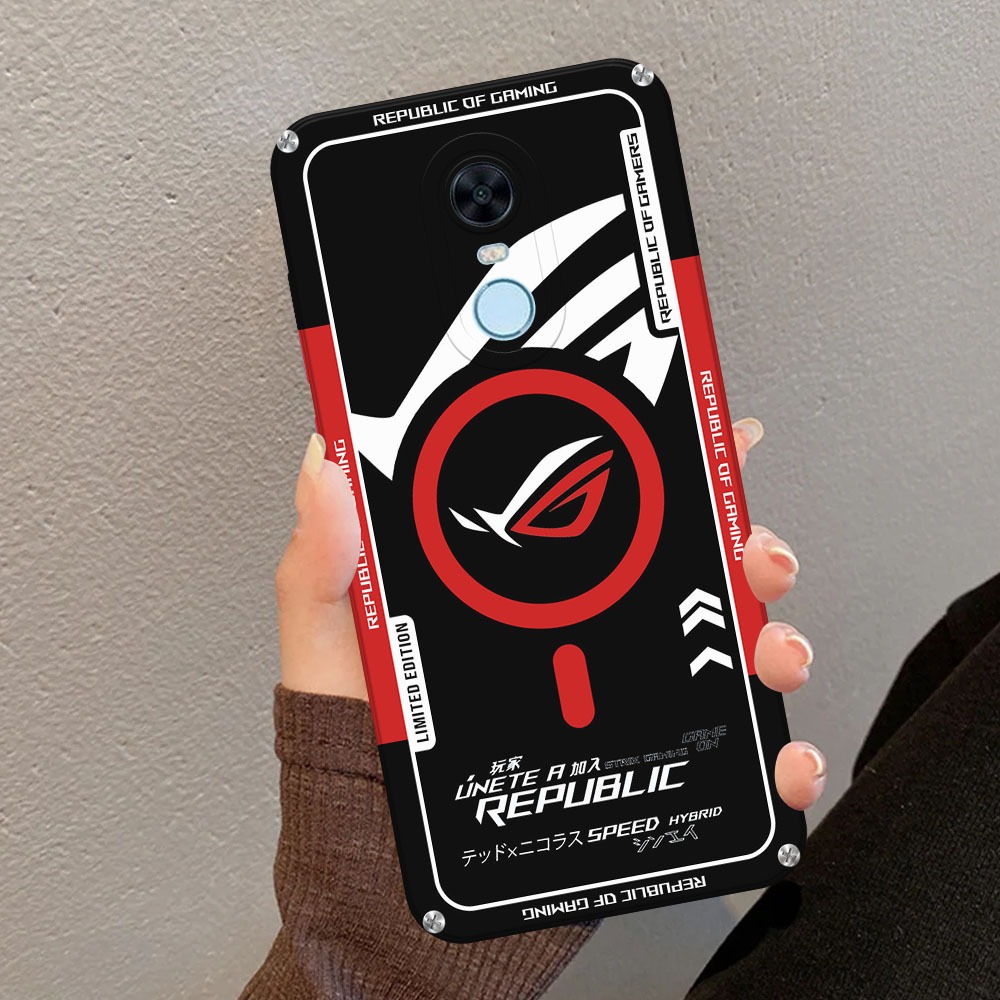 [RC03] Soft Case Xiaomi Redmi 5 / Redmi 5 Plus Terbaru Motif ROG Terbaru Kekinian Bahan Silikon Case