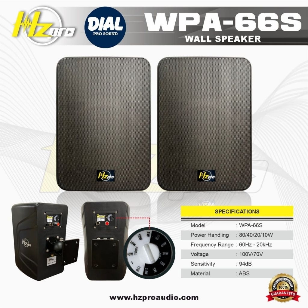 Wall speaker HZ-PRO WPA-66S ORIGINAL /speaker dinding HZ-PRO WPA-66S original/speaker pasif /speaker