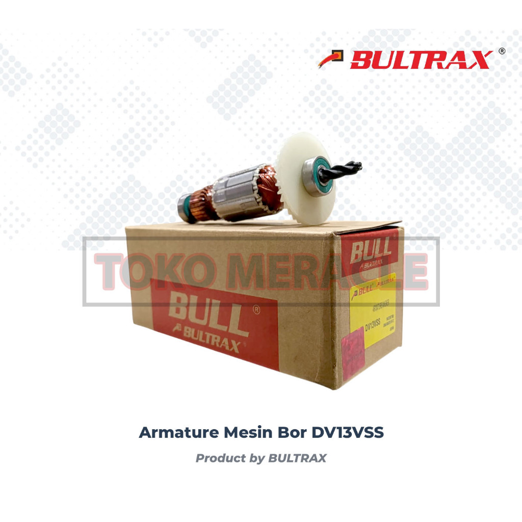 [ARMATURE] BULL Armature DV13VSS - Angker Rotor Mesin Bor Hitachi Hikoki