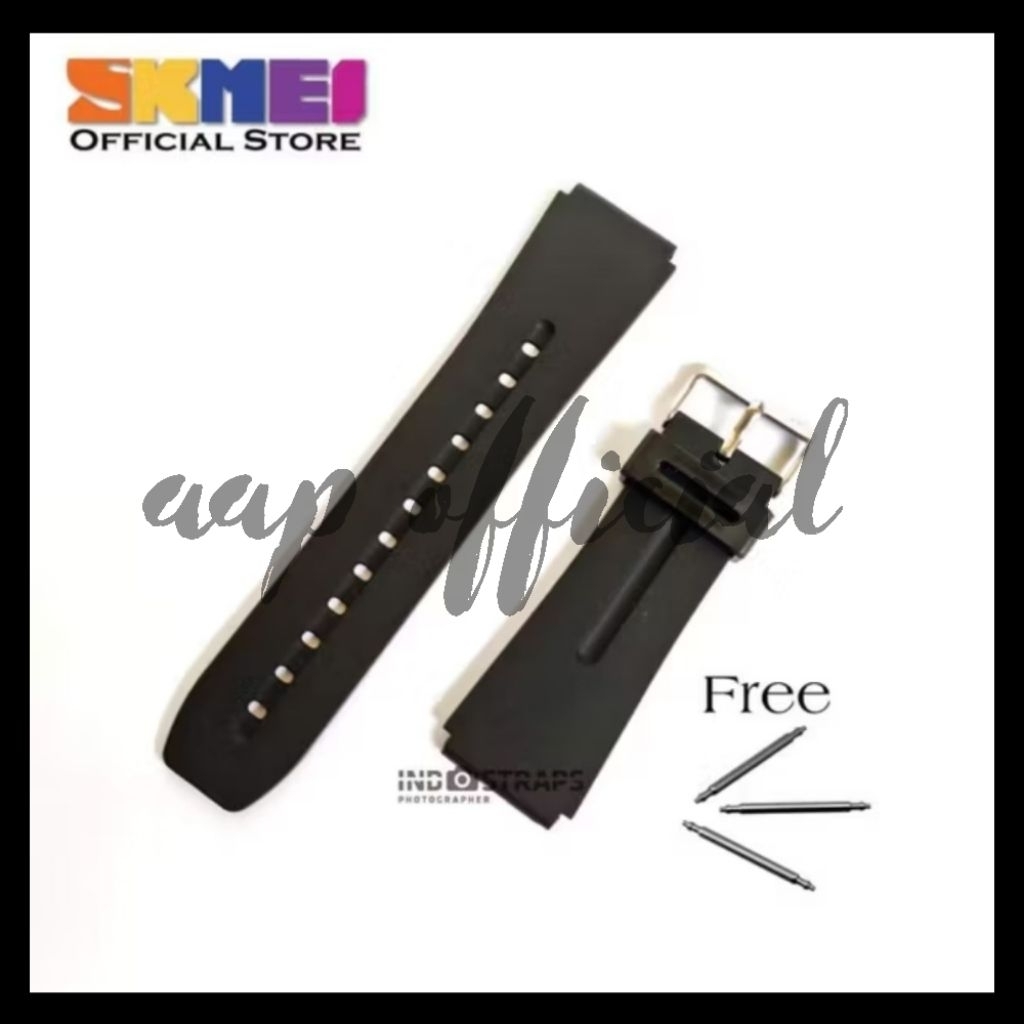 Tali Jam Tangan Skmei 1270 Rubber Strap Tali Jam SK1270 Free Pen