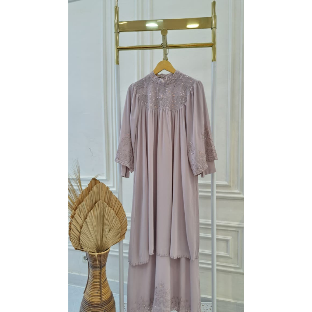 Gamis Maryam Dress D-102 Nesty Collection - Gamis Muslimah Wudhu Friendly, Dress Muslimah, Dress/Gam