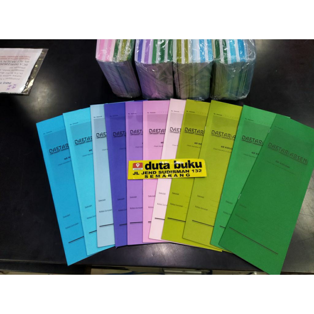 Buku Absensi Daftar Hadir Siswa / Absen Kelas (satuan)