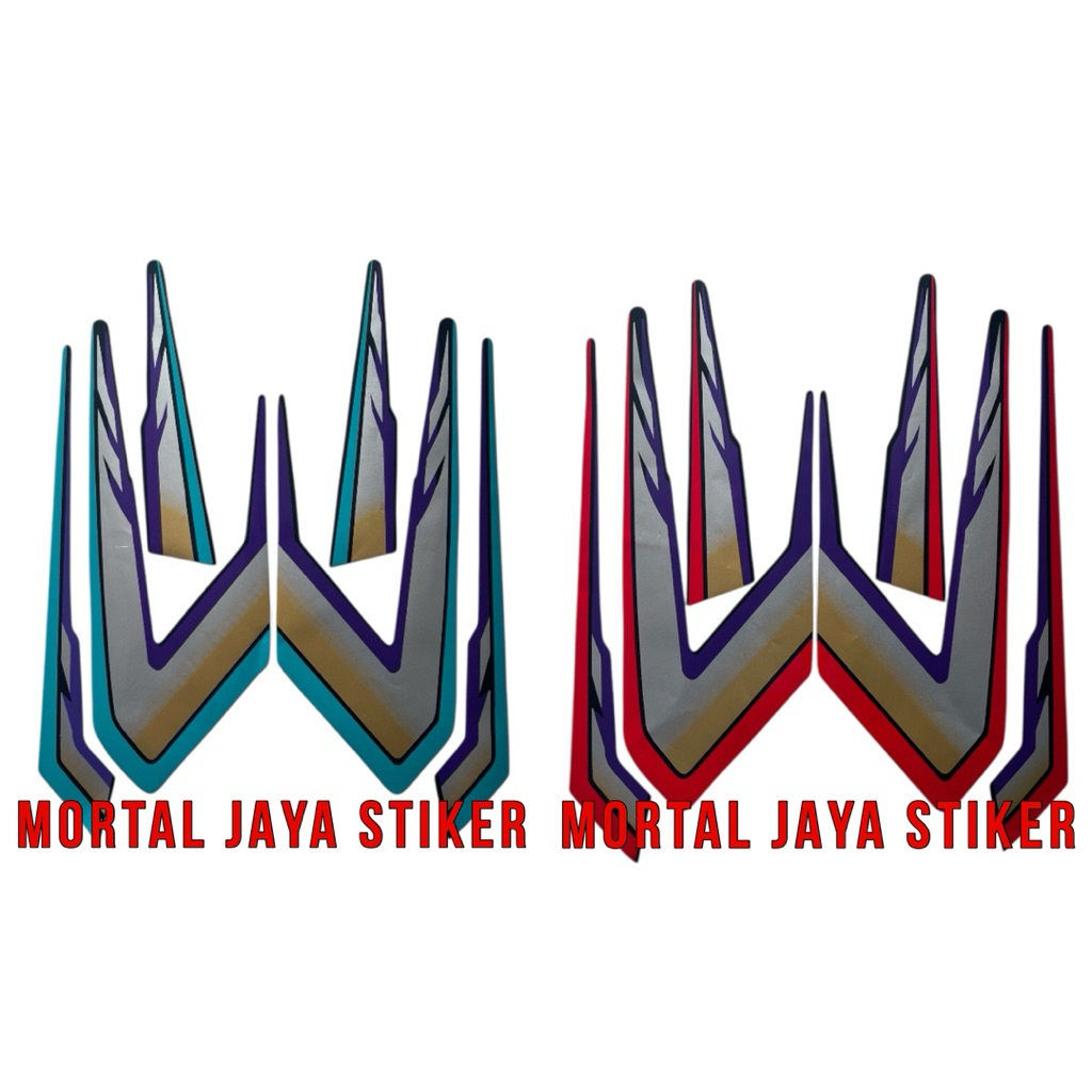 STIKER STRIPING LIS LES BODY RX SPESIAL 1995