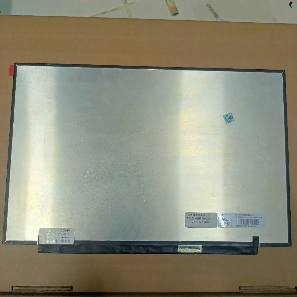 B133QAN03.2 MND307DA1-2 N133GCA-GQ1 LAYAR LED LCD LAPTOP YOGA SLIM 7 CARBON 13ITL5 82EV 2021 AXIOO S