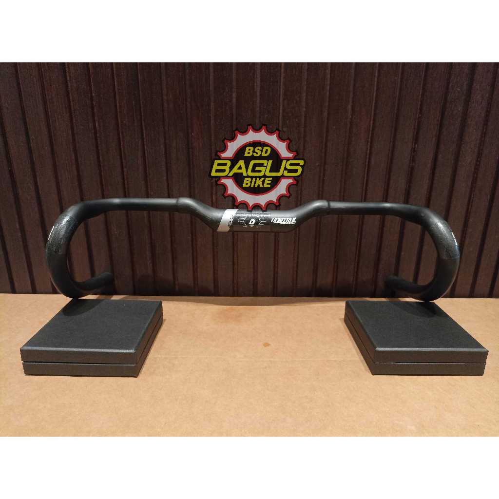 Controltech Handlebar E RA-534 EXL GRAVEL Compact Bar Carbon 31.8*W420,Reach:75mm Drop:125mm Rise:20